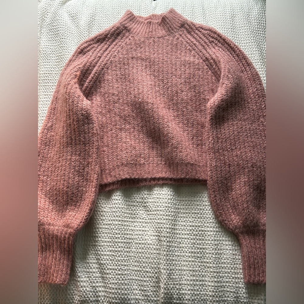 Cozy Pink Knit Sweater